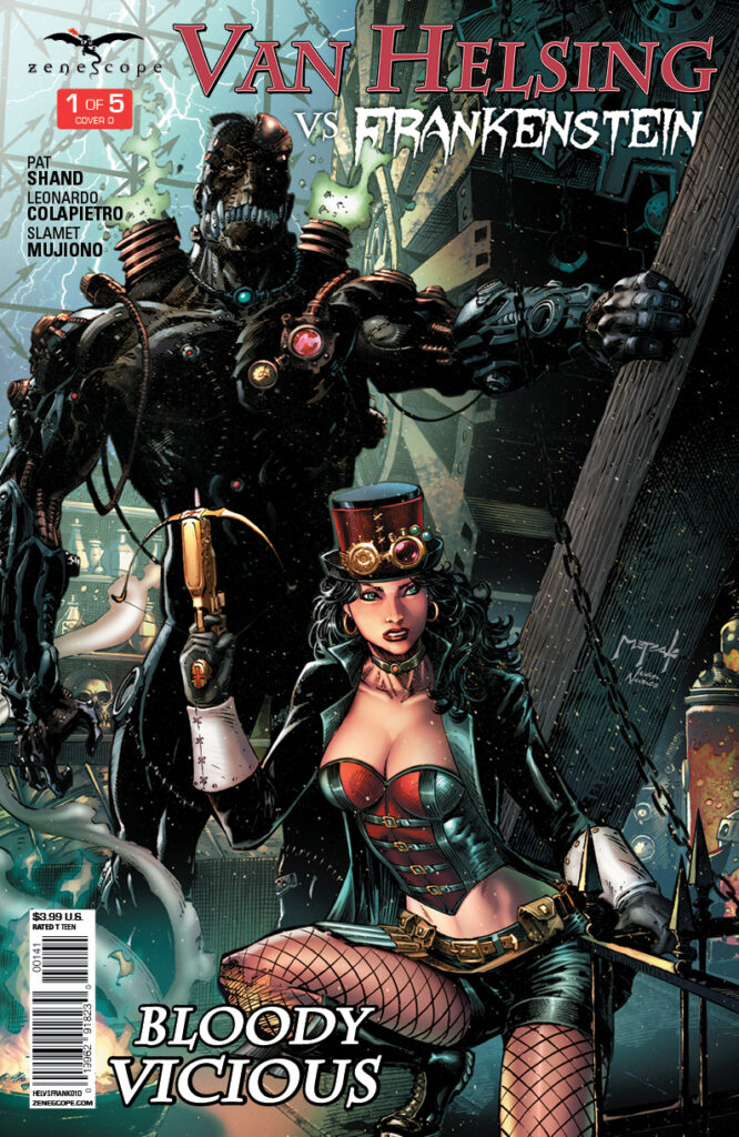 Cover - Van Helsing vs. Frankenstein #1
